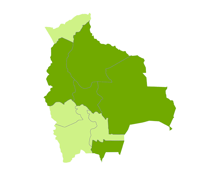 Mapa de Bolivia